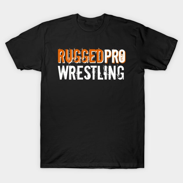 RUGGEDpro White/Orange T-Shirt by AustinFouts